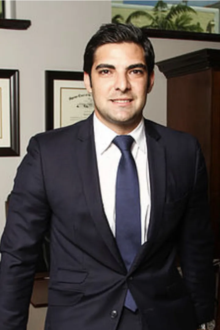 Attorney Yasser Sardina in his Coral Gables office